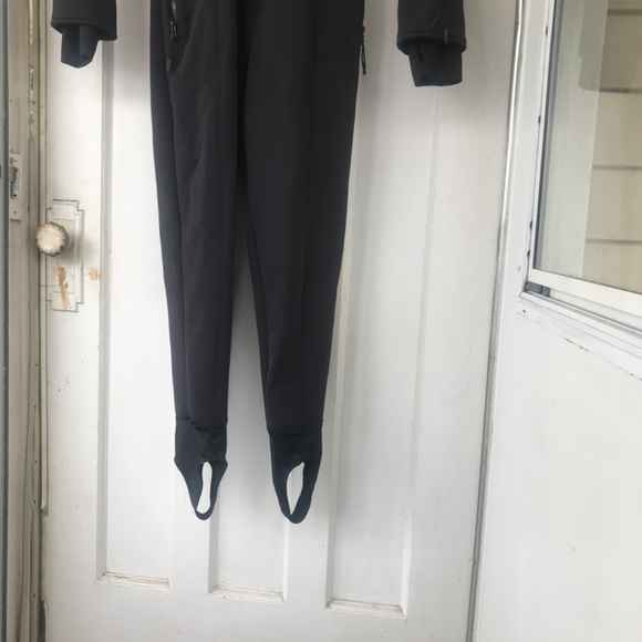 ASOS 4505 Belted Fitted Ski/Snowsuit Black Fur Hood - Picture 5 of 8